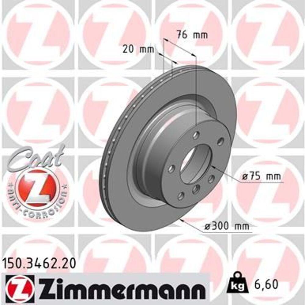 Zimmermann 300mm Brake Disc Set (2 pcs) 150.3462.20
