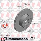 Zimmermann 312mm Brake Disc Set (2 pcs) 150.3467.20