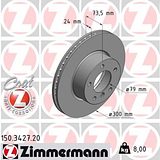 Zimmermann 300mm Brake Disc Set (2 pcs) 150.3427.20