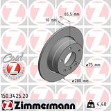 Zimmermann 280mm Brake Disc Set (2 pcs) 150.3425.20