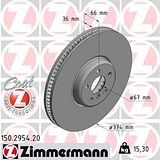 Zimmermann 374mm Front RH Brake Disc 150.2955.20