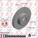 Zimmermann 324mm Brake Disc Set (2 pcs) 150.3403.20