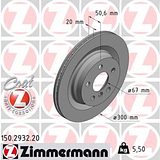 Zimmermann 300mm Brake Disc Set (2 pcs) 150.2932.20