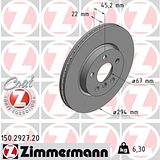 Zimmermann 294mm Brake Disc Set (2 pcs) 150.2927.20