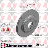 Zimmermann 320mm Brake Disc Set (2 pcs) 150.1295.20