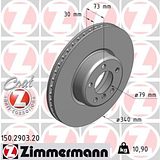 Zimmermann 340mm Brake Disc Set (2 pcs) 150.2903.20