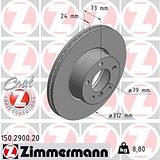 Zimmermann 312mm Brake Disc Set (2 pcs) 150.2900.20