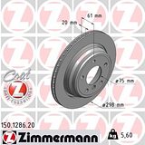 Zimmermann 298mm Brake Disc Set (2 pcs) 150.1286.20