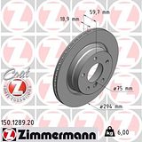 Zimmermann 294mm Brake Disc Set (2 pcs) 150.1289.20