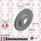 Zimmermann 300mm Brake Disc Set (2 pcs) 150.1288.20