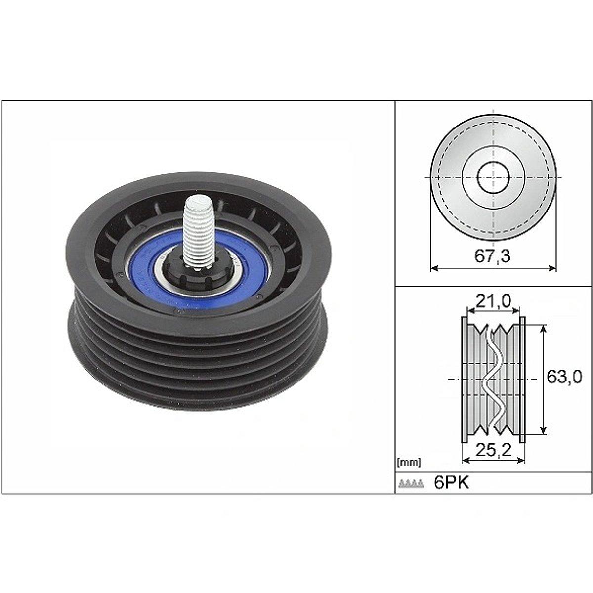 INA Deflection Pulley 532090610