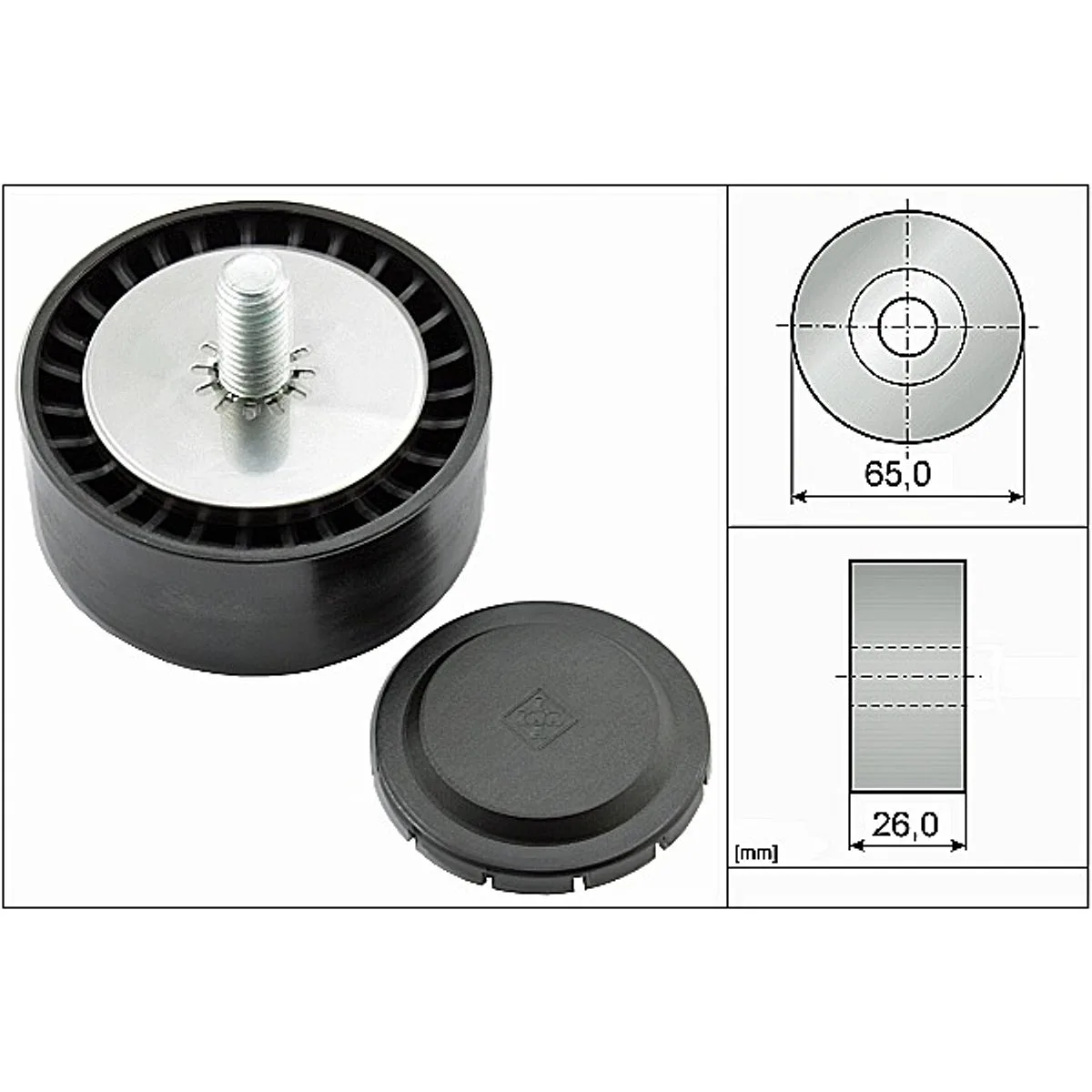 INA Deflection Pulley 532080210