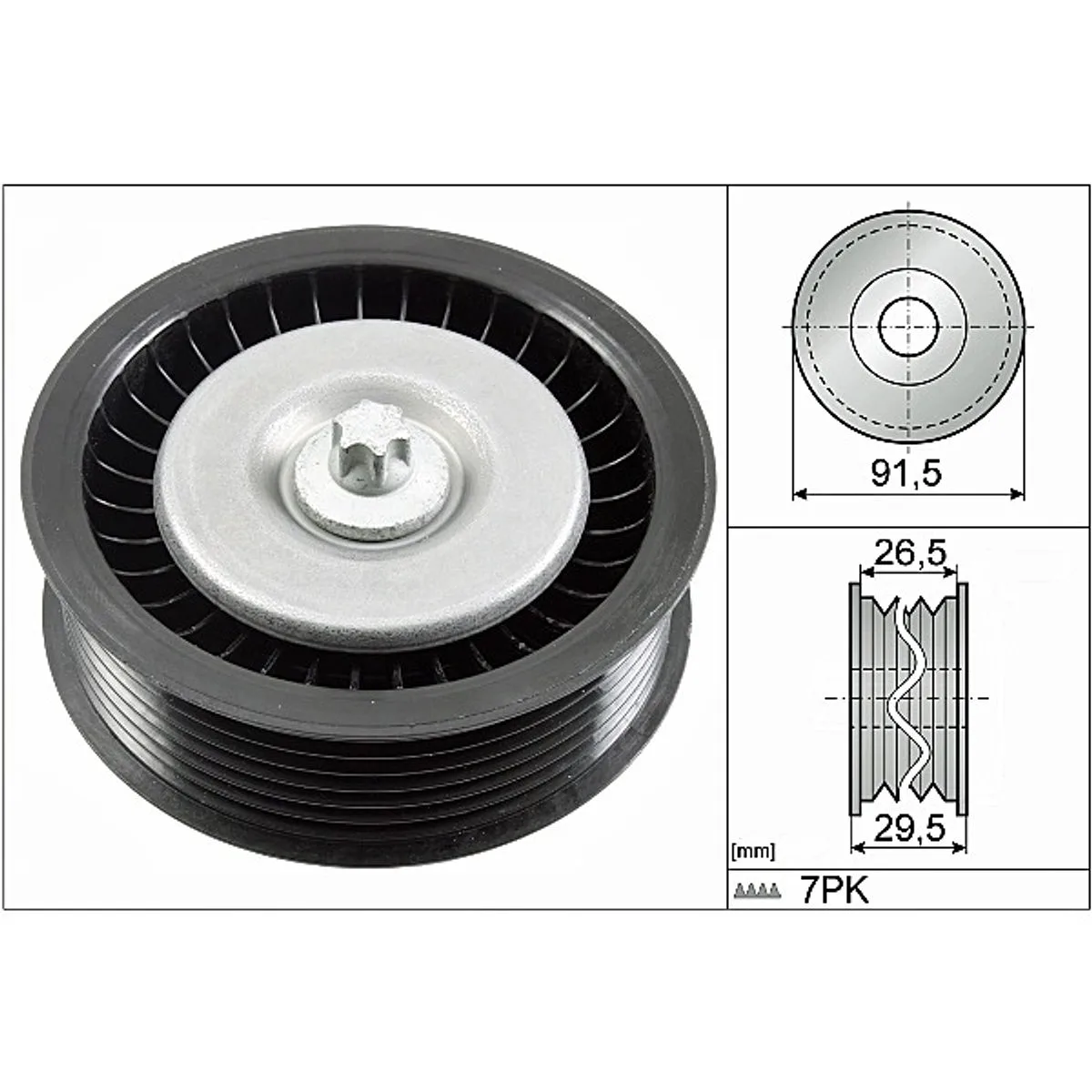 INA Deflection Pulley 532080810