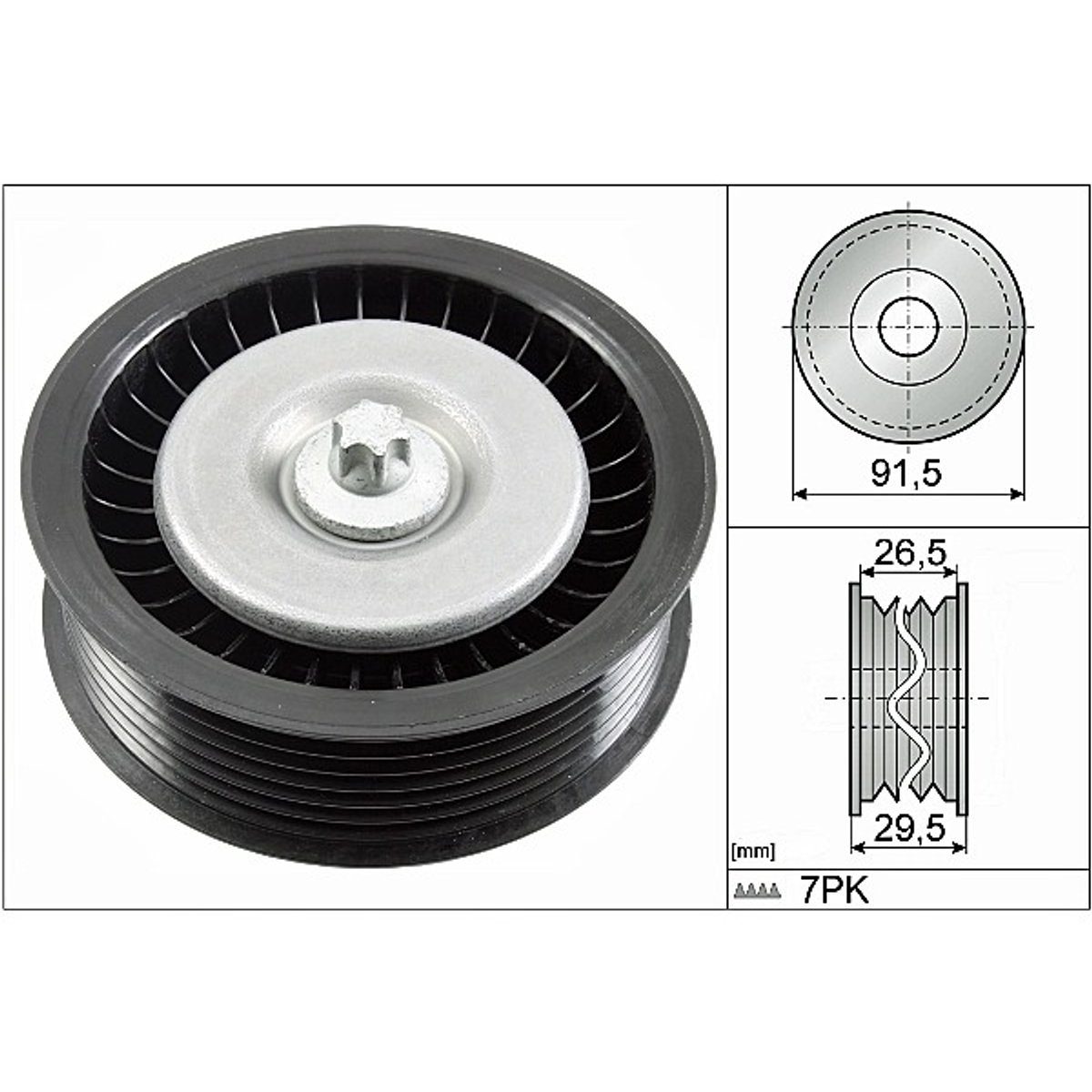 INA Deflection Pulley 532080810