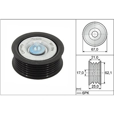 INA Deflection Pulley 532062910