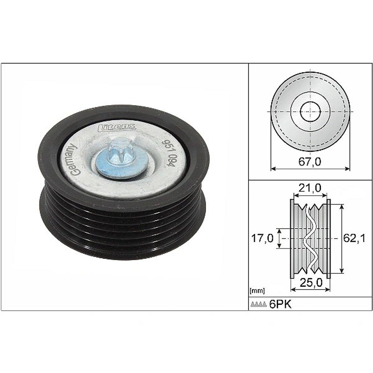 INA Deflection Pulley 532062910