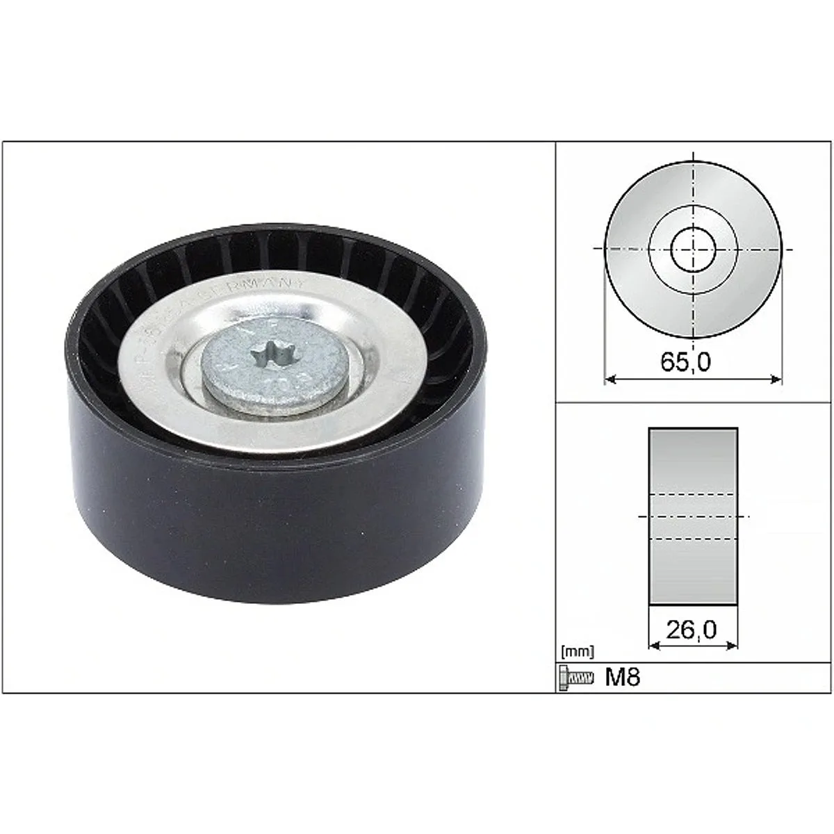 INA Deflection Pulley 532057110