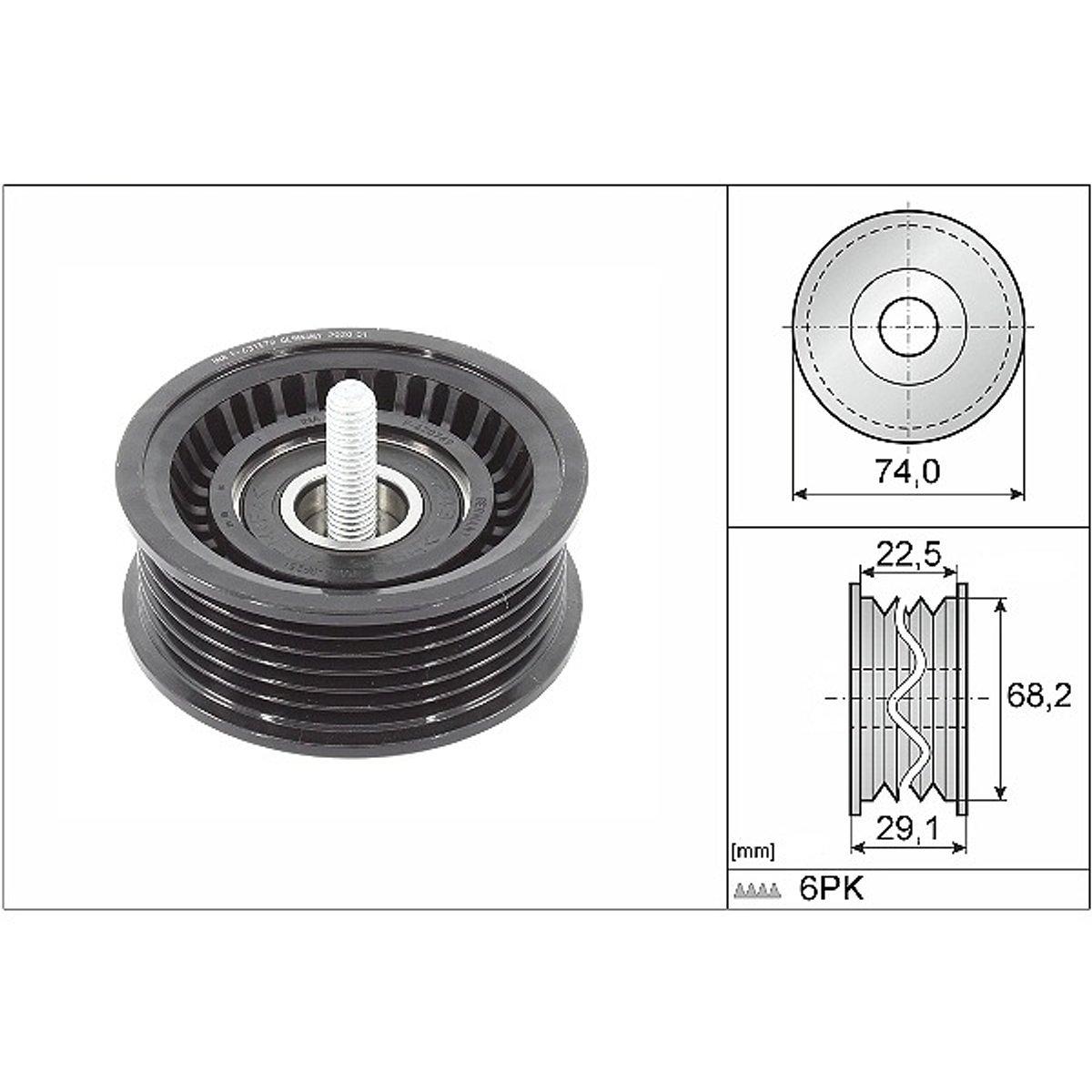 INA Deflection Pulley 532078410
