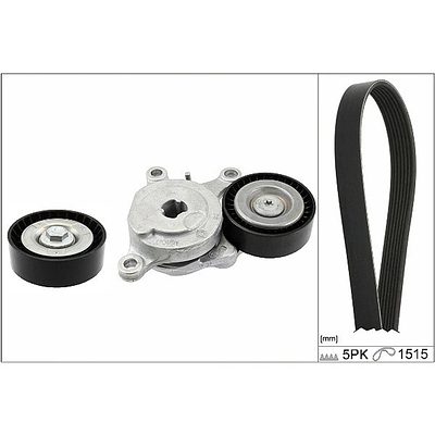 INA V-Ribbed Belt Set 529054310