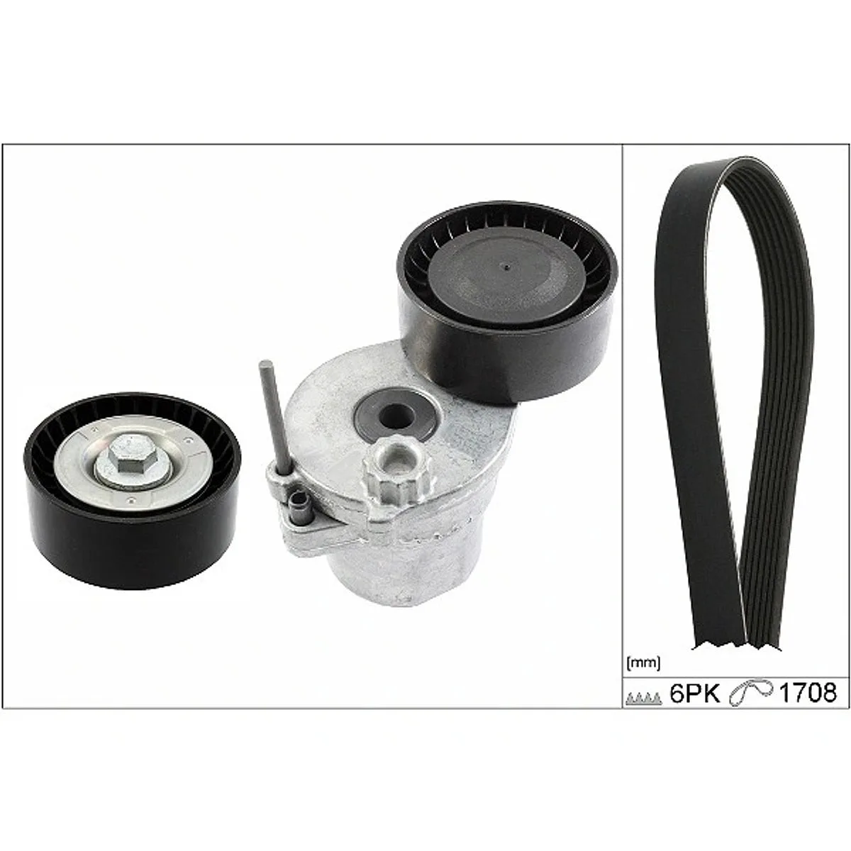 INA V-Ribbed Belt Set 529036210