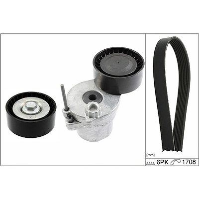 INA V-Ribbed Belt Set 529036210