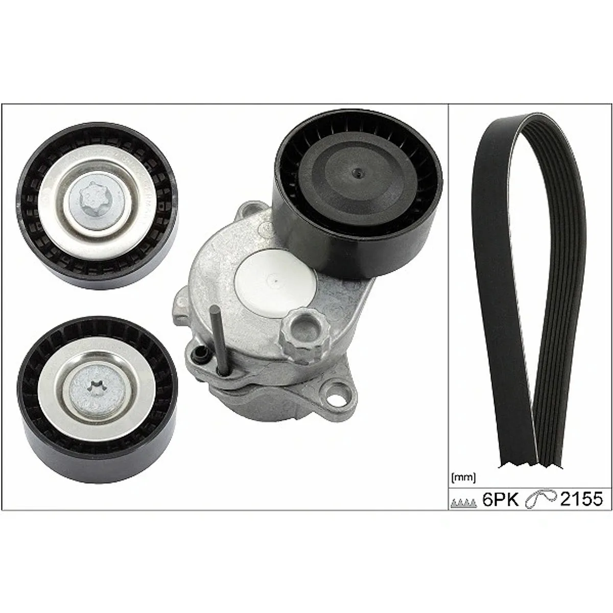 INA V-Ribbed Belt Set 529032110