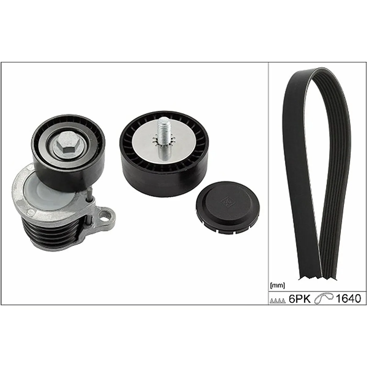 INA V-Ribbed Belt Set 529023810
