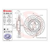 Brembo Brake Disc Set (2 pcs) 09.B848.33 – photo 2