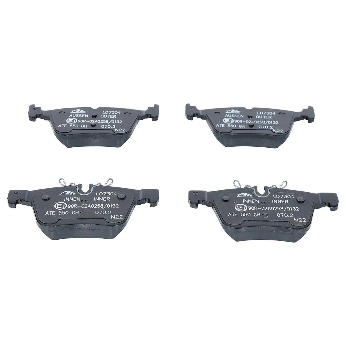 ATE Ceramic Brake Pad Set 13.0470-7304.2