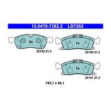 ATE Ceramic Brake Pad Set 13.0470-7282.2 – photo 2