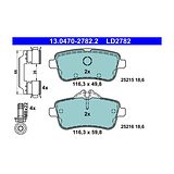 ATE Ceramic Brake Pad Set 13.0470-2782.2 – photo 2