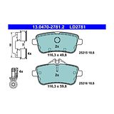 ATE Ceramic Brake Pad Set 13.0470-2781.2 – photo 2