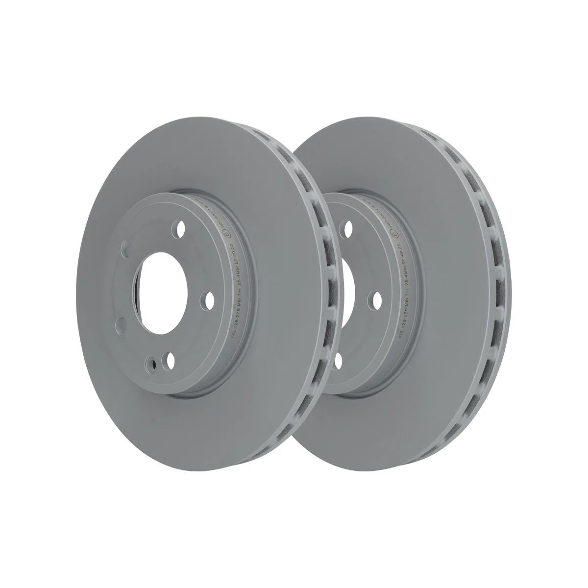 ATE Brake Disc Set (2 pcs) 24.0128-0276.1