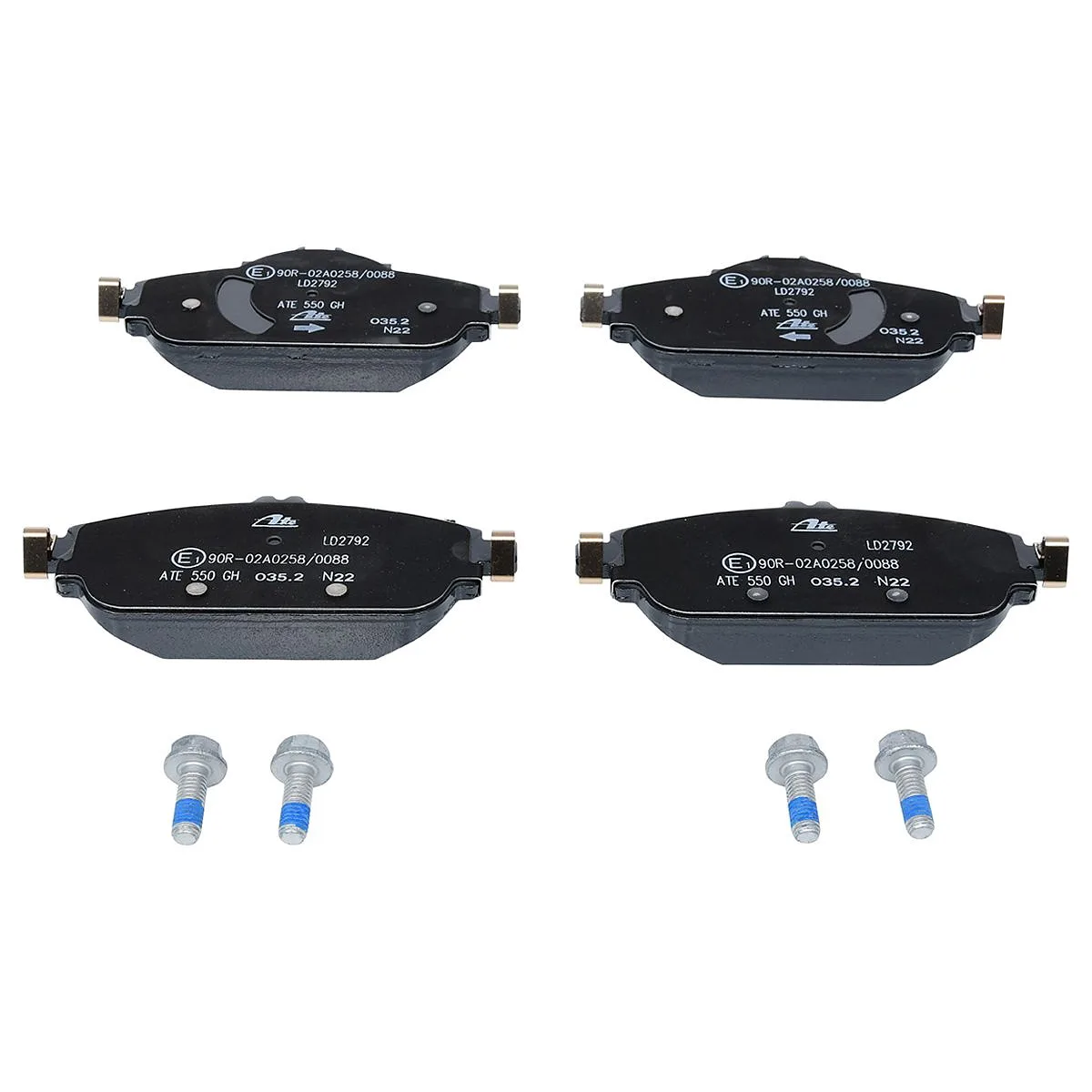 ATE Ceramic Brake Pad Set 13.0470-2792.2