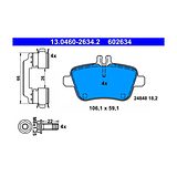 ATE Brake Pad Set 13.0460-2634.2