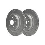 ATE Brake Disc Set (2 pcs) 24.0122-0287.1