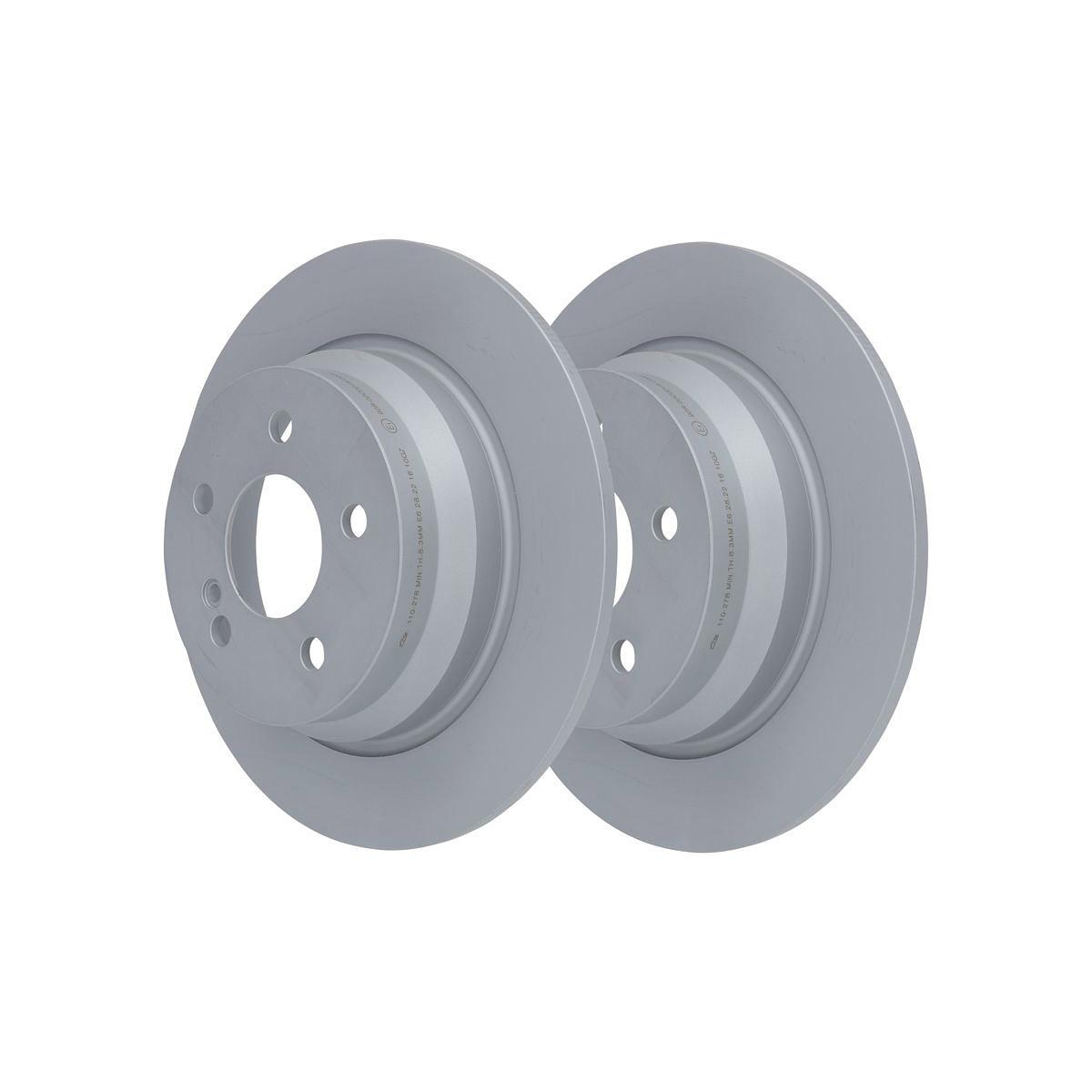ATE Brake Disc Set (2 pcs) 24.0110-0278.1