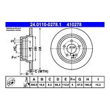 ATE Brake Disc Set (2 pcs) 24.0110-0278.1 – photo 2