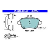 ATE Ceramic Brake Pad Set 13.0470-2634.2