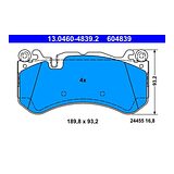 ATE Brake Pad Set 13.0460-4839.2 – photo 2