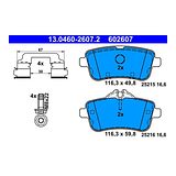 ATE Brake Pad Set 13.0460-2607.2 – photo 2
