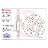 Brembo Brake Disc Set (2 pcs) 09.D339.11 – photo 2