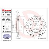 Brembo Brake Disc Set (2 pcs) 09.B788.11 – photo 2