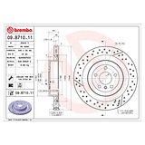 Brembo Brake Disc Set (2 pcs) 09.B710.11 – photo 2