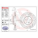 Brembo Brake Disc Set (2 pcs) 09.A326.11 – photo 2